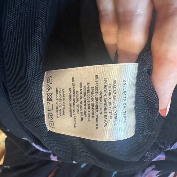 ANTHROPOLOGIE Moulinette Soeurs Black Floral Romper Jumpsuit Size XS - Picture 11 of 14